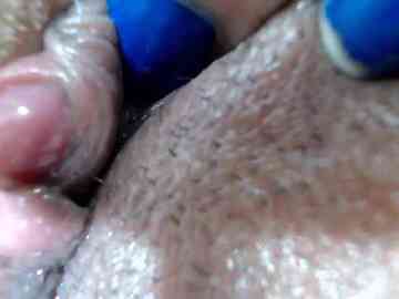 Clitoris close up genomen van sexy ebony moeder