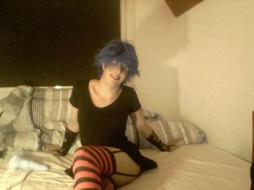 Hollandse transsexueel met blauw haar live sexchat