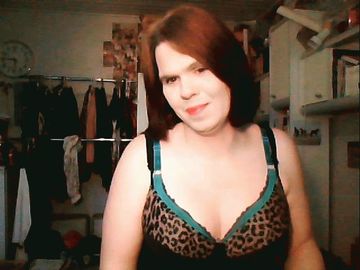 Lotte in sexy  lingerie als webcam shemale